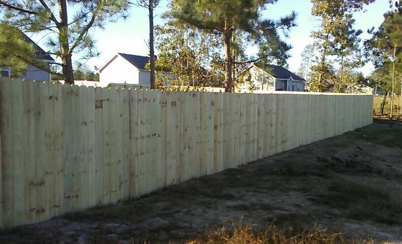 6 Foot privacy wood fences Goldsboro nc